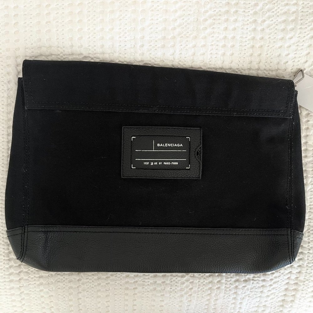 Balenciaga Vintage Canvas Clutch Bag